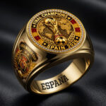 Spain National Team 2026 FIFA World Cup Champions 3D Engraved Ring – HOATT19772