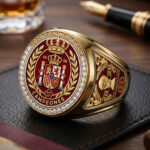 Spain National Team 2026 FIFA World Cup Champions 3D Engraved Ring – TMTHU7739