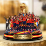 Spain National Team 2026 FIFA World Cup Champions Custom Shape Acrylic Plaque – TMTHU7722