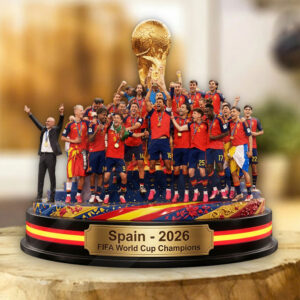 Spain National Team 2026 FIFA World Cup Champions Custom Shape Acrylic Plaque - TMTHU7722
