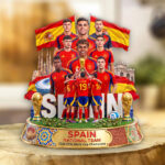 Spain National Team 2026 FIFA World Cup Champions Custom Shape Acrylic Plaque – TMTHU7724