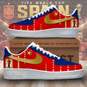 Spain National Team 2026 FIFA World Cup Champions AF1 Sneaker – TMTHU7668