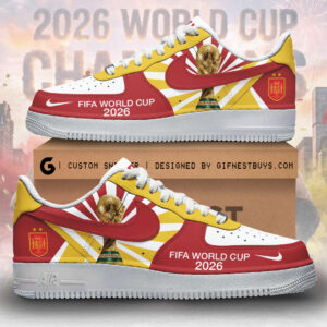 Spain National Team 2026 FIFA World Cup Champions AF1 Sneaker – TMTHU7669