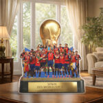 Spain National Team 2026 FIFA World Cup Champions Custom Shape Acrylic Plaque – HOATT19771