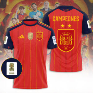 Spain National Team 2026 FIFA World Cup Champions 3D Apparel - TANTN24386