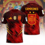Spain National Team 2026 FIFA World Cup Champions 3D Apparel – TANTN24427
