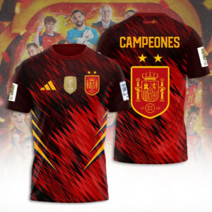 Spain National Team 2026 FIFA World Cup Champions 3D Apparel - TANTN24427