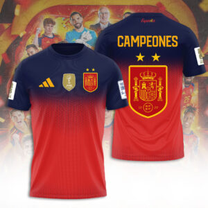 Spain National Team 2026 FIFA World Cup Champions 3D Apparel - TANTN24428