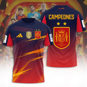 Spain National Team 2026 FIFA World Cup Champions 3D Apparel - TANTN24429