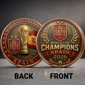 Spain National Team 2026 FIFA World Cup Champions Commemorative Coin - TANTN24398