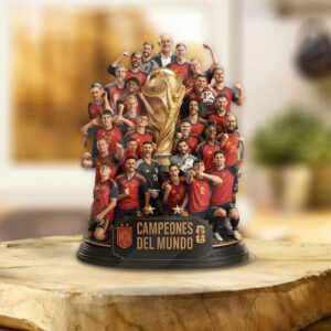 Spain National Team 2026 FIFA World Cup Champions Custom Shape Acrylic Plaque - TANTN24426
