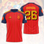 Spain National Team 2026 FIFA World Cup Champions 3D Apparel – HOATT19581