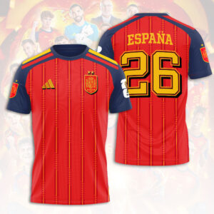 Spain National Team 2026 FIFA World Cup Champions 3D Apparel - HOATT19581