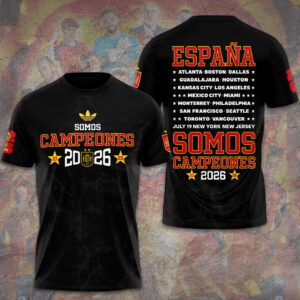 Spain National Team 2026 FIFA World Cup Champions 3D Apparel - GNE7705
