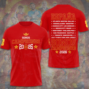 Spain National Team 2026 FIFA World Cup Champions 3D Apparel - GNE7706