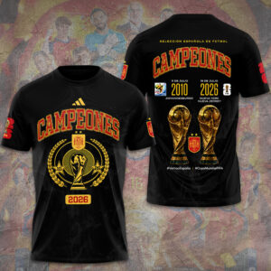 Spain National Team 2026 FIFA World Cup Champions 3D Apparel - GNE7707