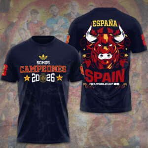 Spain National Team 2026 FIFA World Cup Champions 3D Apparel - GNE7730