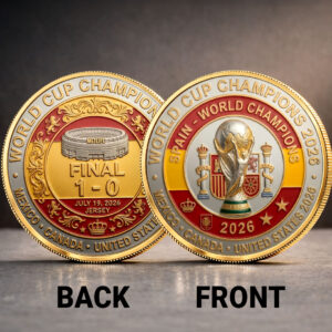 Spain National Team 2026 FIFA World Cup Champions Commemorative Coin - TANTN24456