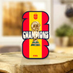 Spain National Team 2026 FIFA World Cup Champions Custom Shape Acrylic Plaque – TANTN24380