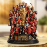 Spain National Team 2026 FIFA World Cup Champions Custom Shape Acrylic Plaque – GNE7698