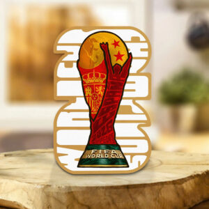 Spain National Team 2026 FIFA World Cup Champions Custom Shape Acrylic Plaque - TANTN24390