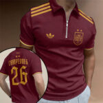 Spain National Team 2026 FIFA World Cup Champions Zip Polo Shirt – TANTN24432