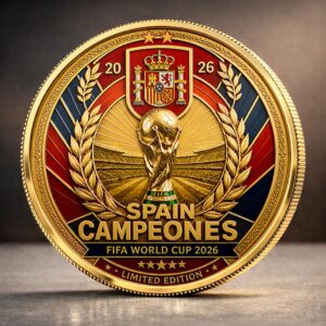 Spain National Team 2026 FIFA World Cup Champions Commemorative Coin - HOATT19769