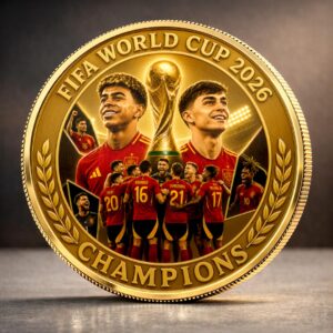 Spain National Team 2026 FIFA World Cup Champions Commemorative Coin - HOATT19793