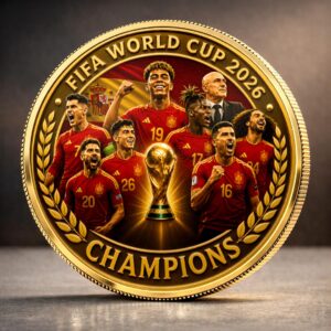 Spain National Team 2026 FIFA World Cup Champions Commemorative Coin - HOATT19794