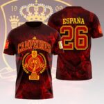 Spain National Team 2026 FIFA World Cup Champions 3D Apparel – HOATT19579