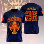 Spain National Team 2026 FIFA World Cup Champions 3D Apparel – HOATT19580
