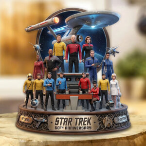 Star Trek 60th Anniversary 2026 Custom Shape Acrylic Plaque - TMTHU7683
