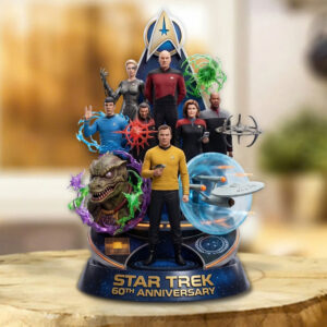 Star Trek 60th Anniversary 2026 Custom Shape Acrylic Plaque - TMTHU7691