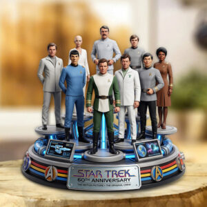 Star Trek 60th Anniversary 2026 Custom Shape Acrylic Plaque - TMTHU7761