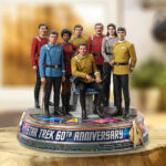 Star Trek 60th Anniversary Custom Shape Acrylic Plaque – TMTHU7762