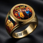 Star Trek 60th Anniversary 3D Engraved Ring – HOATT19486