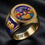 Star Trek 60th Anniversary 3D Engraved Ring – HOATT19783