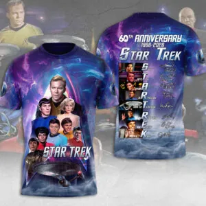 Star Trek 60th Anniversary 3D Apparel - TMTHU7218