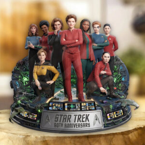 Star Trek 60th Anniversary Custom Shape Acrylic Plaque - TMTHU7211