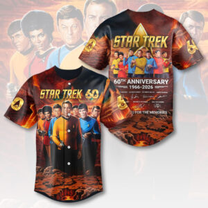 Star Trek 60th Anniversary Baseball Jersey - HOATT19576