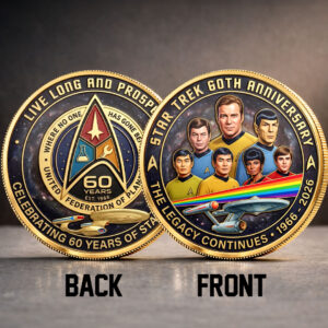 Star Trek 60th Anniversary Commemorative Coin - TMTHU7569