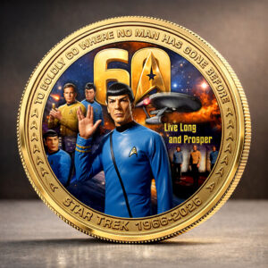Star Trek 60th Anniversary Commemorative Coin - HOATT19444