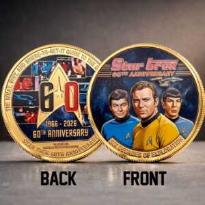 Star Trek 60th Anniversary Commemorative Coin - TMTHU7867