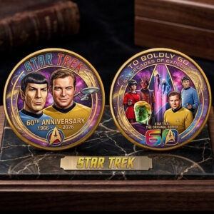 Star Trek 60th Anniversary Commemorative Coin - TMTHU7868