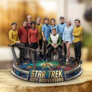 Star Trek 60th Anniversary Custom Shape Acrylic Plaque - TMTHU7817