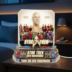 Star Trek 60th Anniversary Custom Shape Acrylic Light Box - TMTHU7357