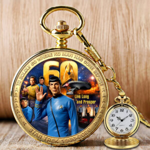 Star Trek 60th Anniversary Pocket Watch - HOATT19943