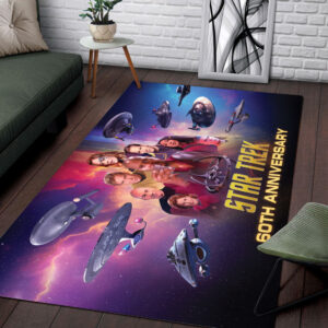Star Trek 60th Anniversary Rectangular Rug - TMTHU7209