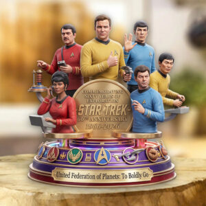 Star Trek 60th Anniversary Custom Shape Acrylic Plaque - TMTHU7321