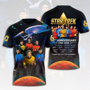 Star Trek 60th Anniversary 3D Apparel - HOATT19153
